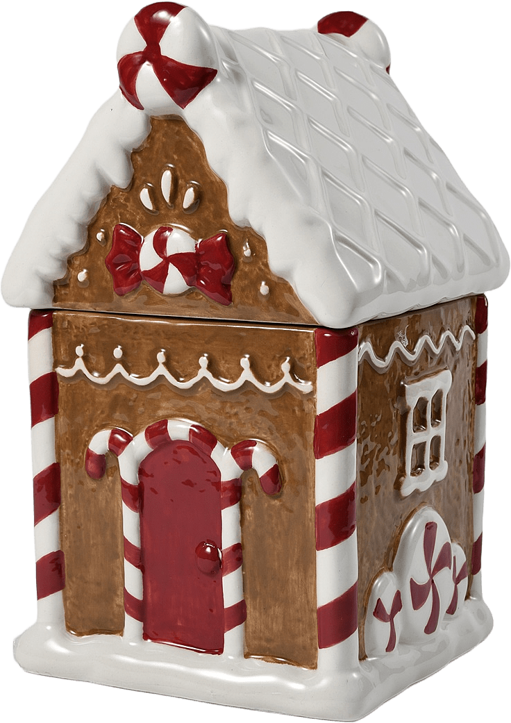 Burk PEPPARKAKSHUS, från Åhléns Home, i färgen Brown.