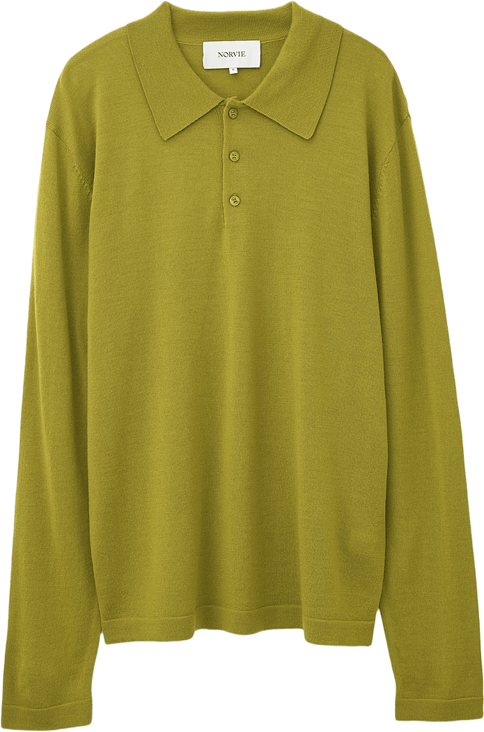 Ulltröja SALVE, från NORVIE, i färgen Olive.