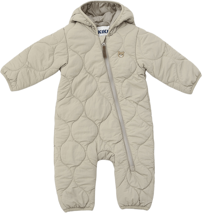 Quiltad overall BONNIE, från RIKIKI, i färgen Beige.