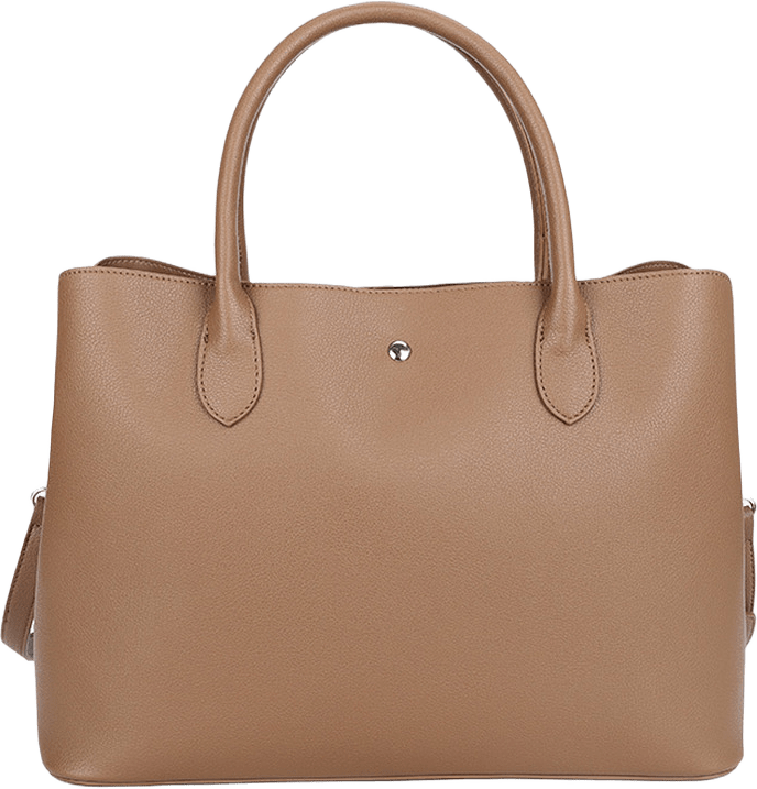 Handväska med datorfack KAY, från Å WOMAN, i färgen Dk Beige.