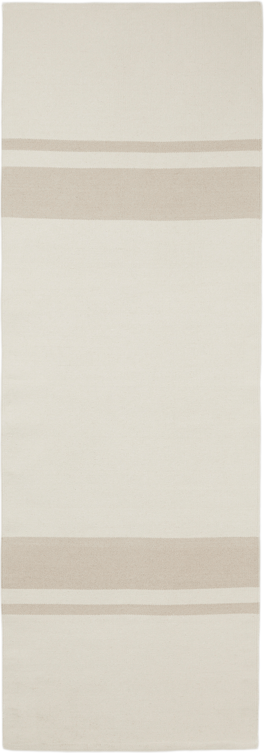 Matta ELIN 70x200 cm, från Åhléns Home, i färgen Off White/Beige.