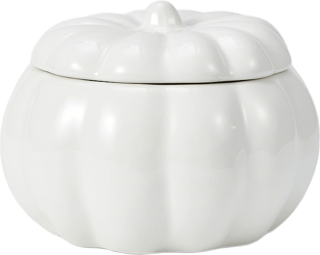 Doftljus PUMPKIN 7,5 cm, från Åhléns Home, i färgen Offwhite.