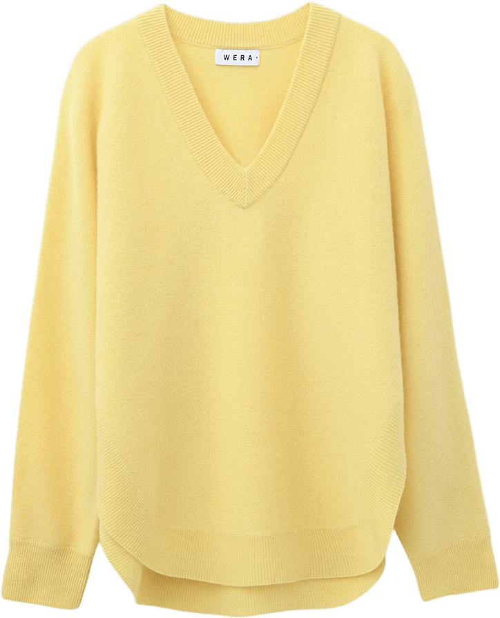 Ulltröja CASSIS, från Wera, i färgen Yellow.