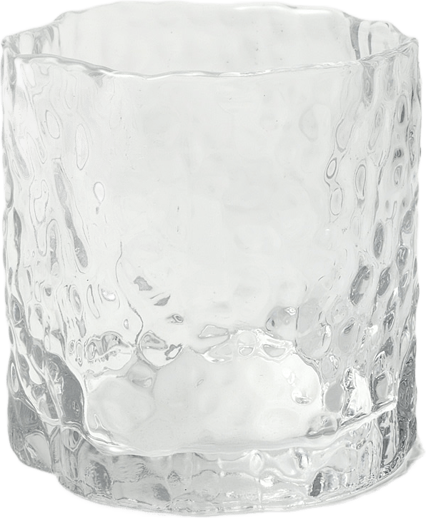 Ljuslykta 8 cm, från MANO ATELIER, i färgen Clear.