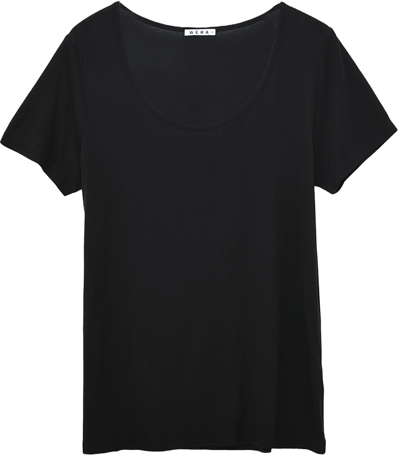 T-shirt i viskos FANNY, från Wera, i färgen Black.