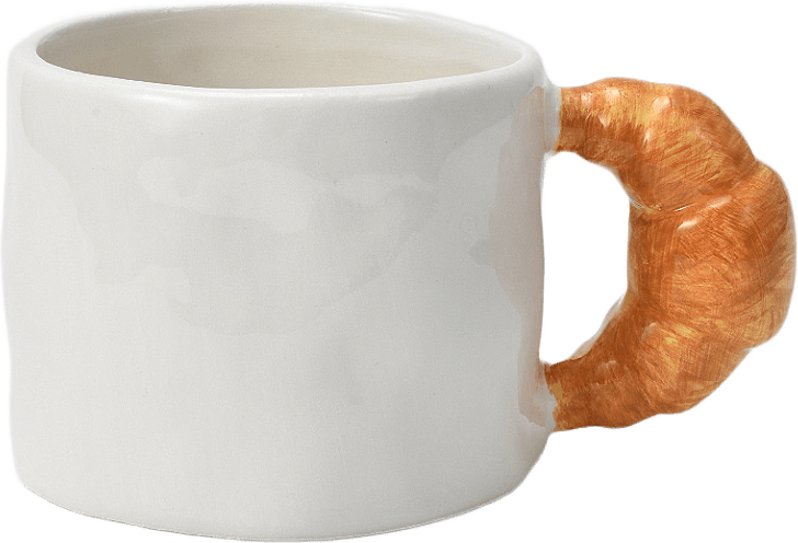 Mugg CROISSANT, från Åhléns Home, i färgen White.