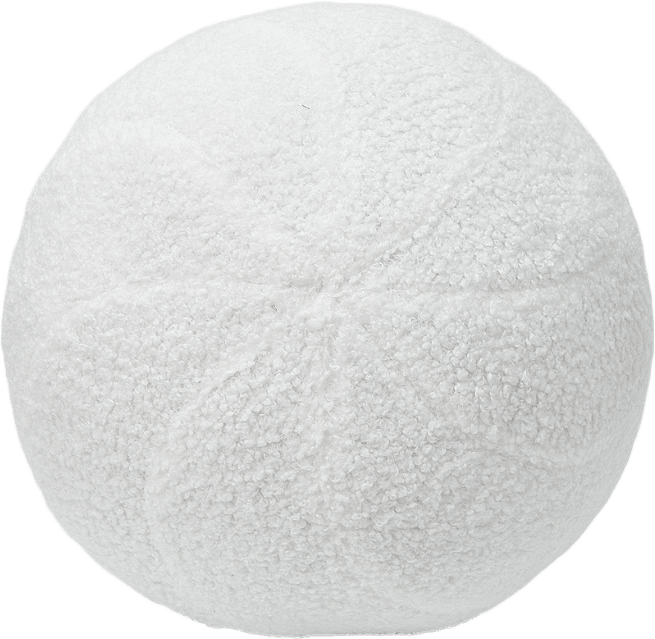 Dekorationskudde boll 30 cm, från Åhléns Home, i färgen Off White.