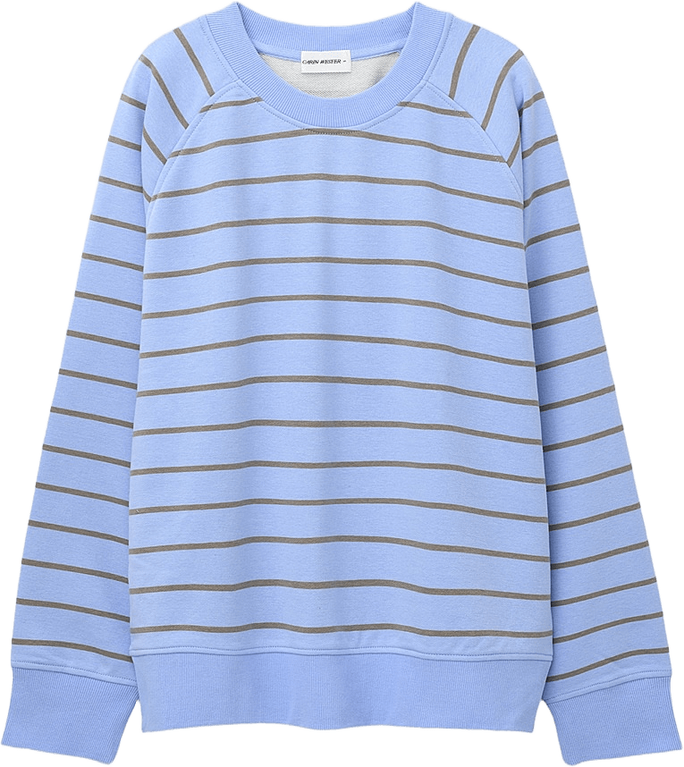 Sweatshirt IGGY, från Carin Wester, i färgen Blue Stripe.