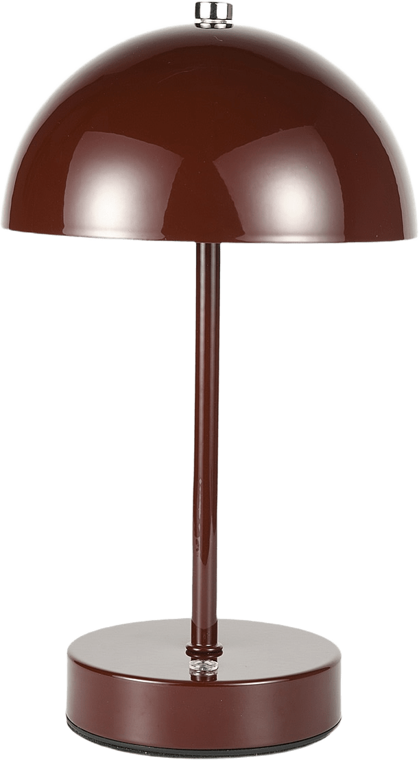 Uppladdningsbar dimbar bordslampa LOVA, från Åhléns Home, i färgen Brown.