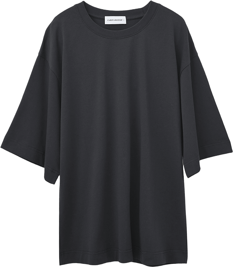 Jerseytopp SARANDA, från Carin Wester, i färgen Off Black.