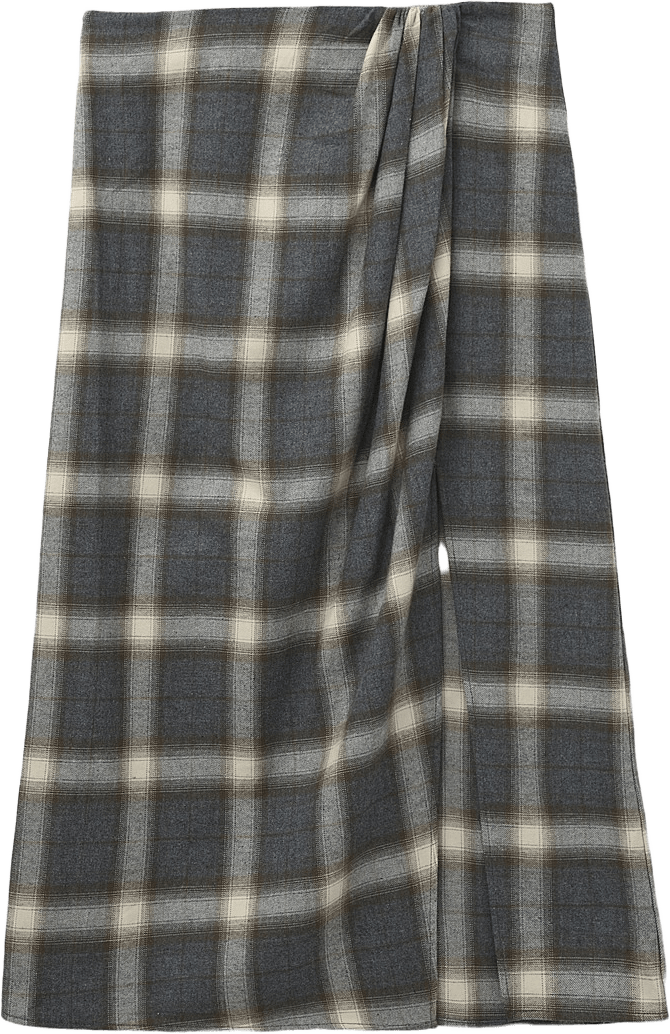 Kjol AOSTA, från Wera, i färgen Grey Check.