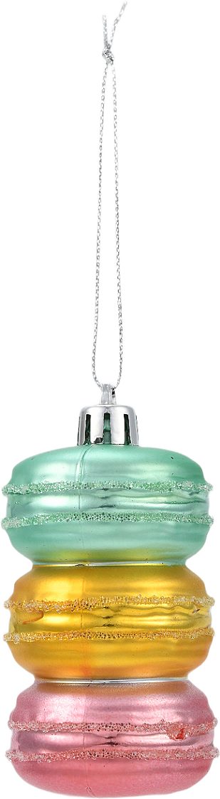 Julgranshänge MACARONS, från Åhléns Home, i färgen Multi.
