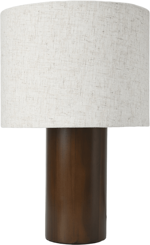 Bordslampa BENTO, från Åhléns Home, i färgen Dark Wood.
