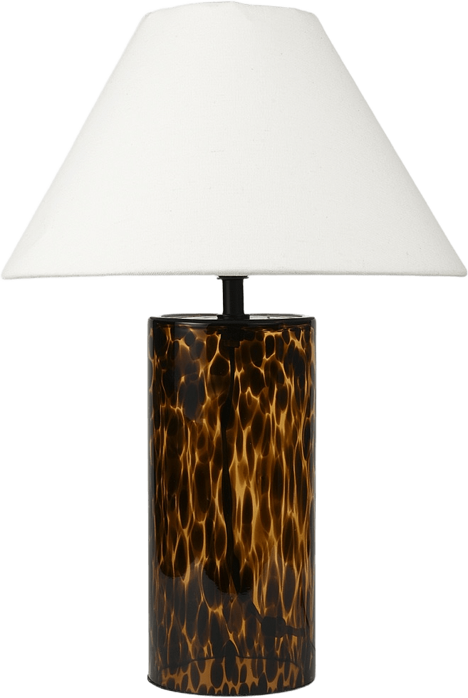 Bordslampa LEO, från Åhléns Home, i färgen Brown.