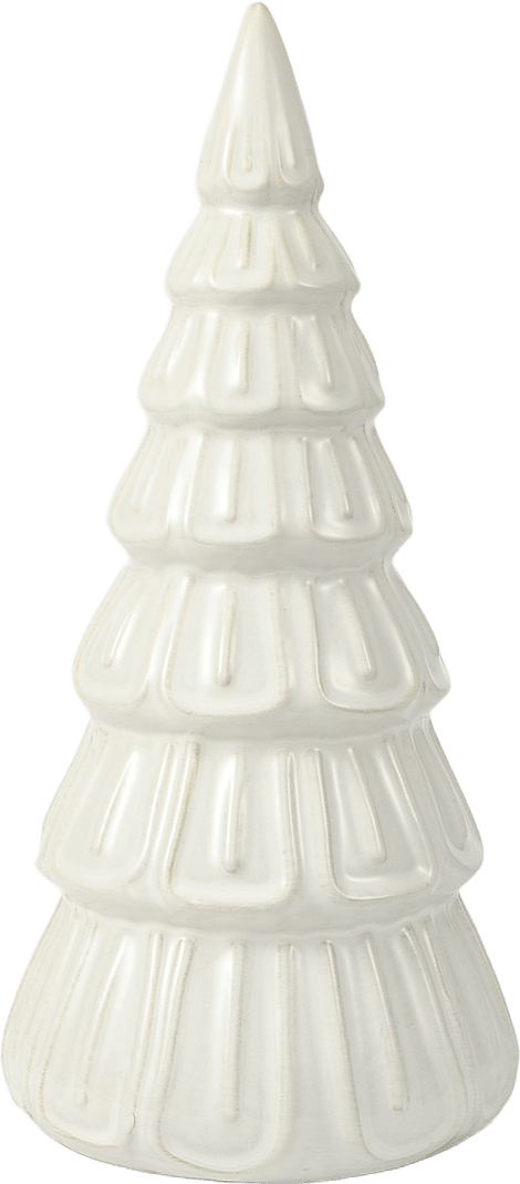 Dekoration julgran 28 cm, från Åhléns Home, i färgen Off White.