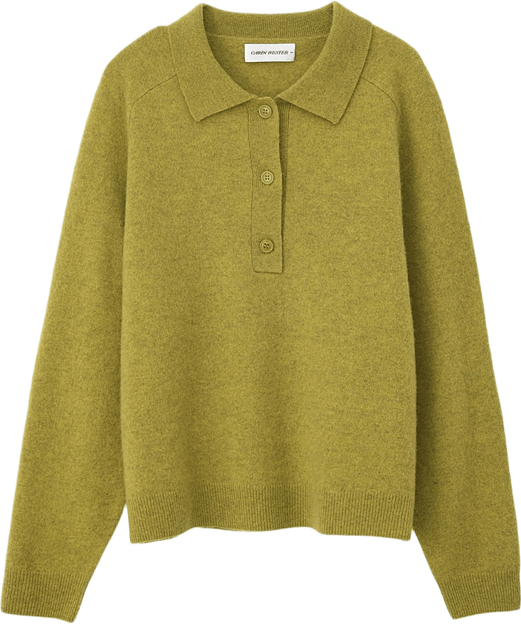 Ulltröja ENZA, från Carin Wester, i färgen Olive.