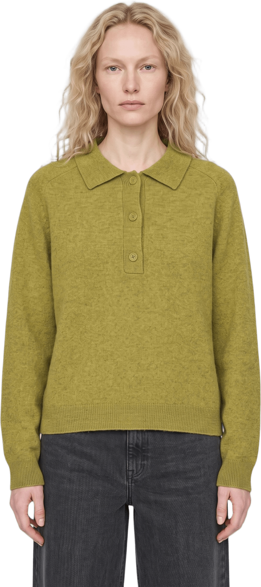 Ulltröja ENZA, från Carin Wester, i färgen Olive.