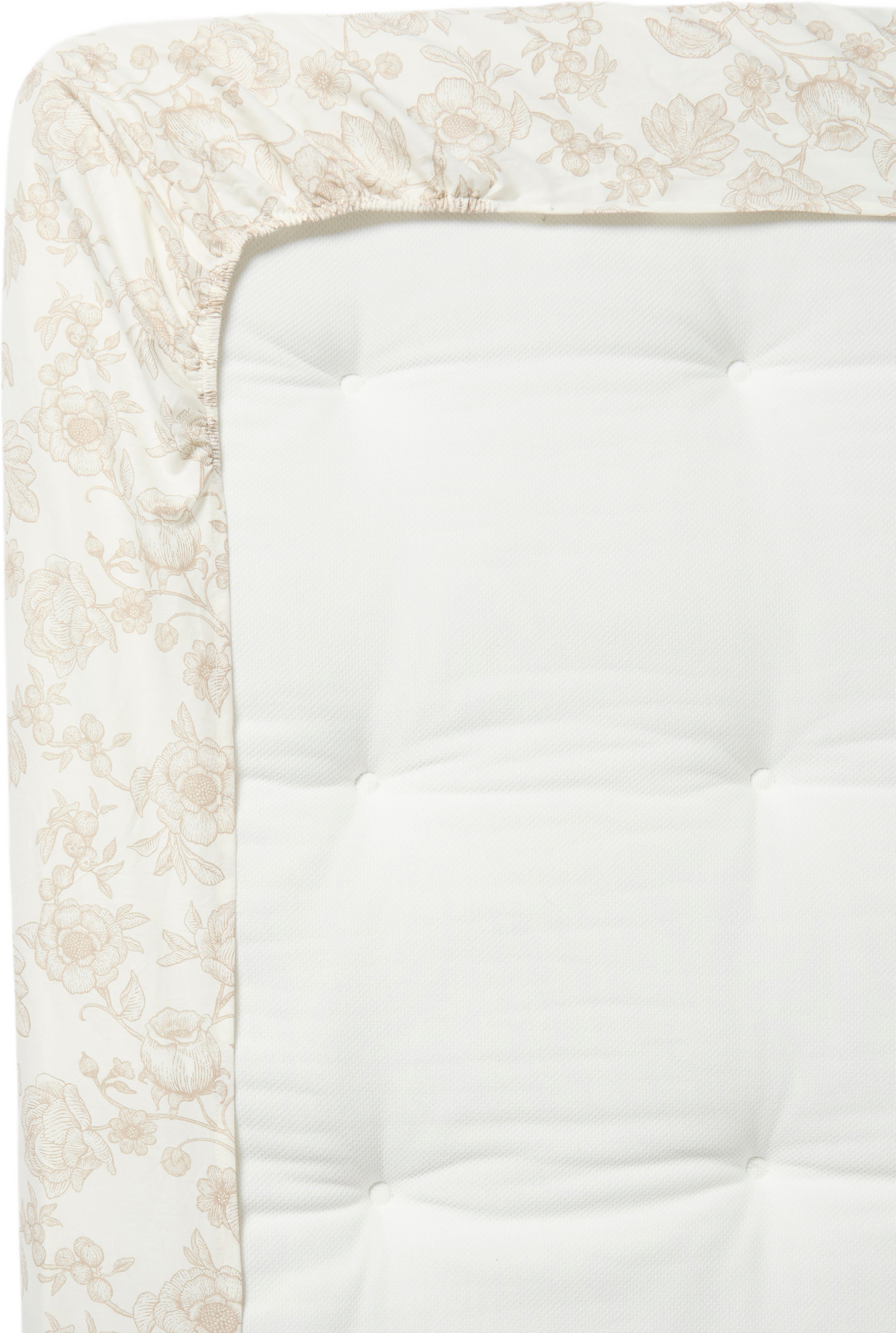 Dra-på-lakan ELISE 120x200 cm, från Åhléns Home, i färgen Beige Floral.