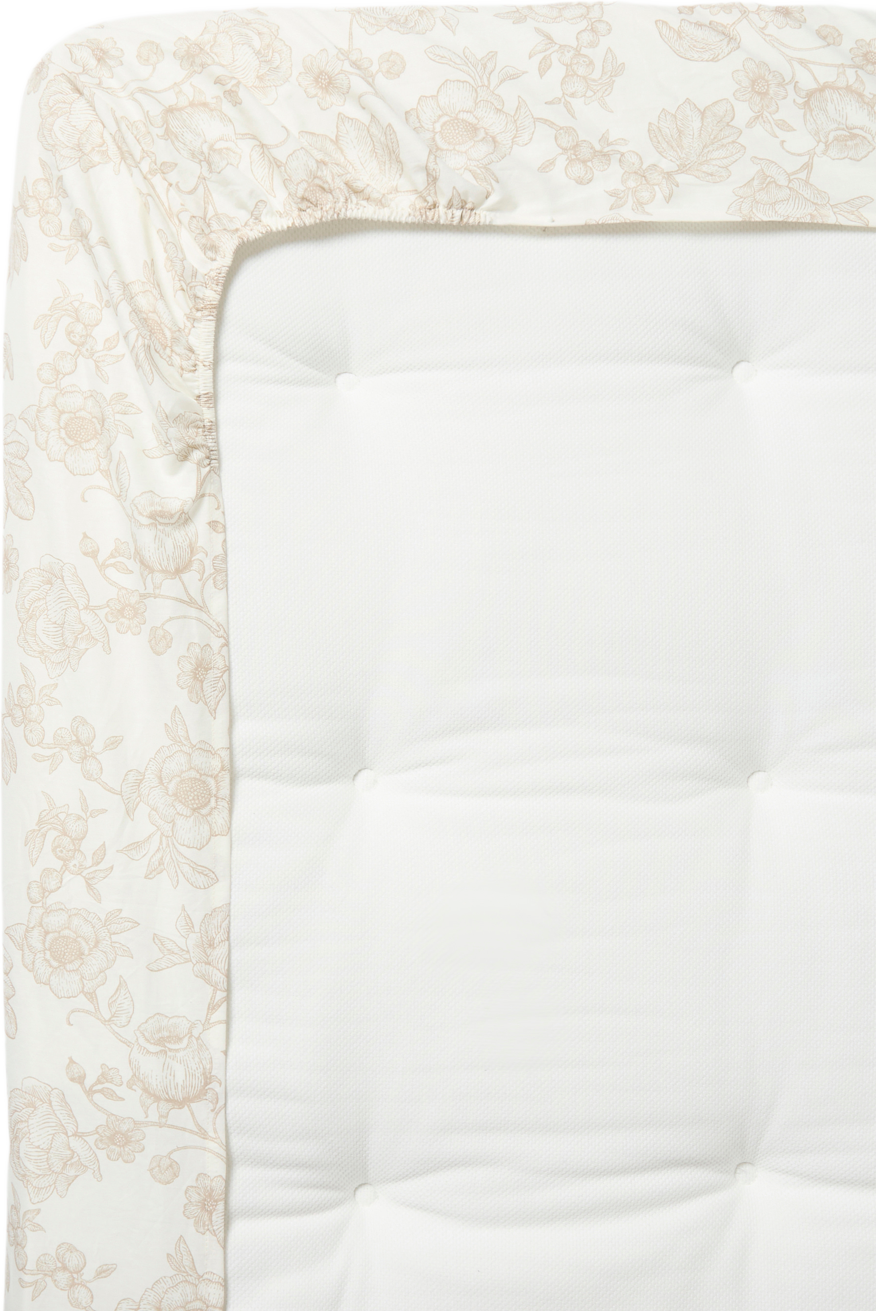 Dra-på-lakan ELISE 90x200 cm, från Åhléns Home, i färgen Beige Floral.