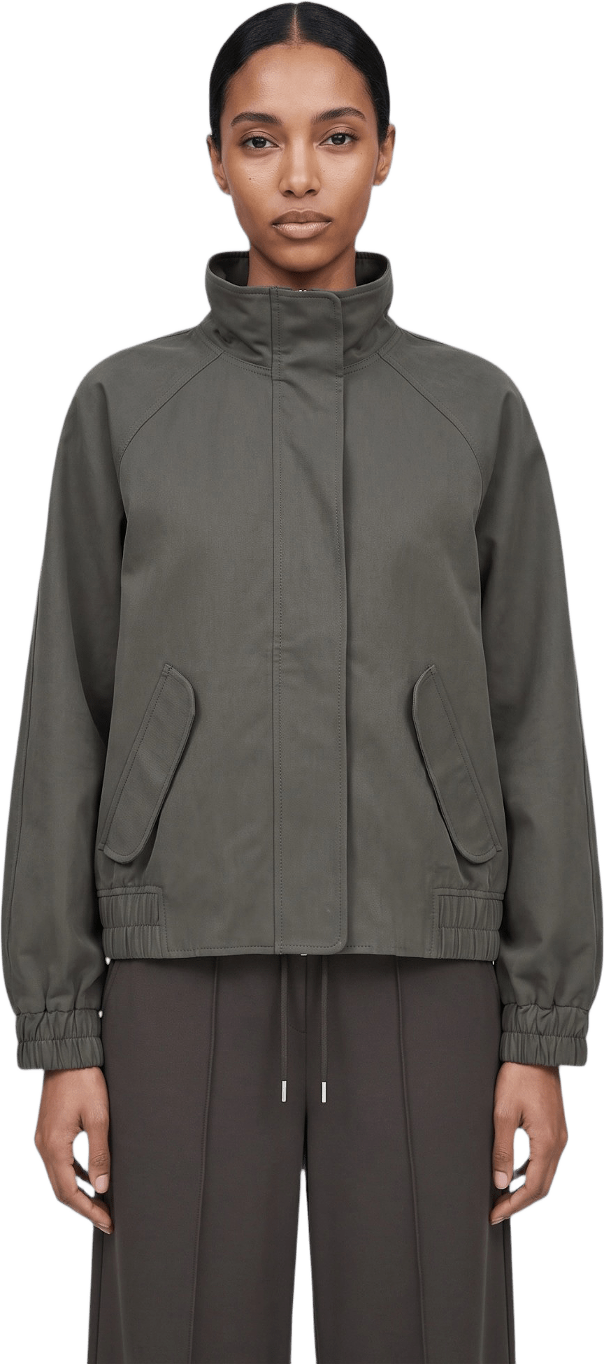 Jacka BRANKA, från Carin Wester, i färgen Olive Grey.