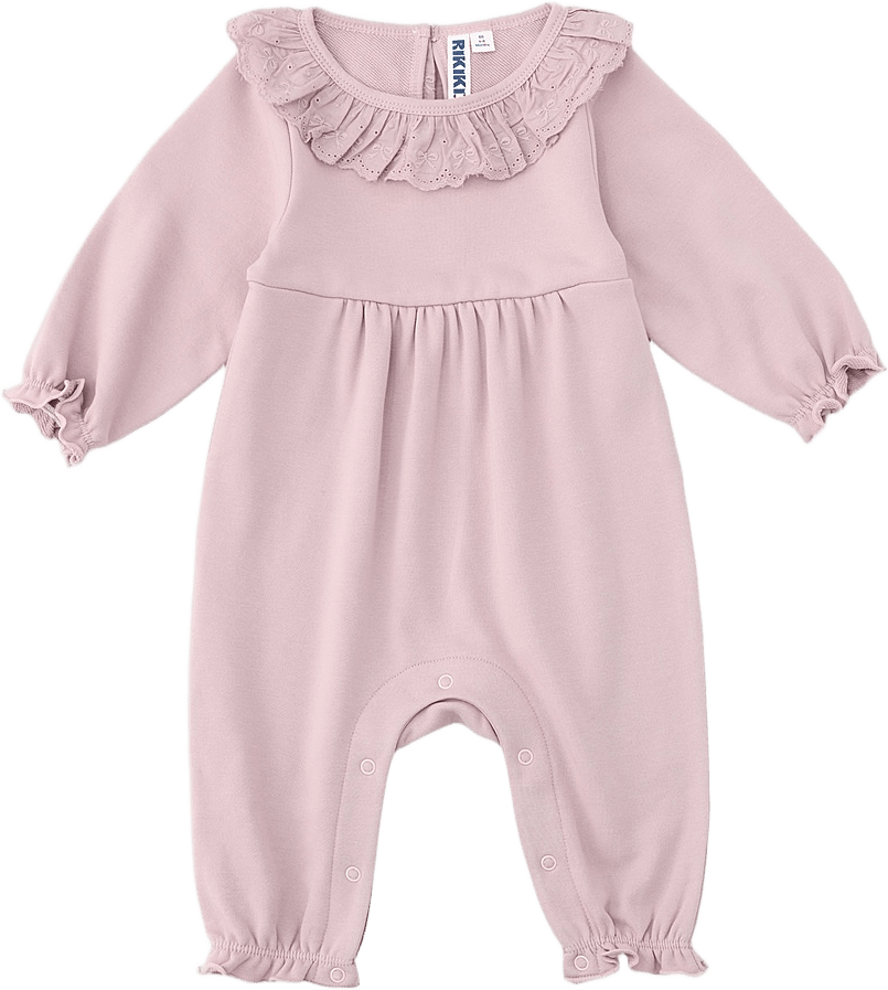 Onesie med volang MOLLY, från RIKIKI, i färgen Pink.
