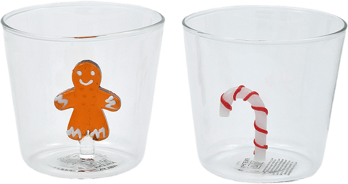 Tumbler DECO 30 cl, 2-pack, från Åhléns Home, i färgen Brown/Red.