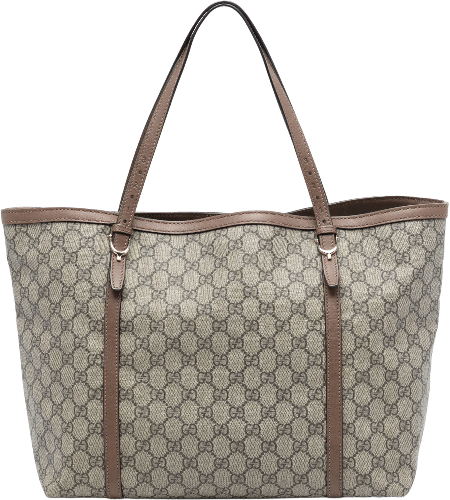 Gucci Gg Supreme Nice Tote, från Luxclusif, i färgen beige.