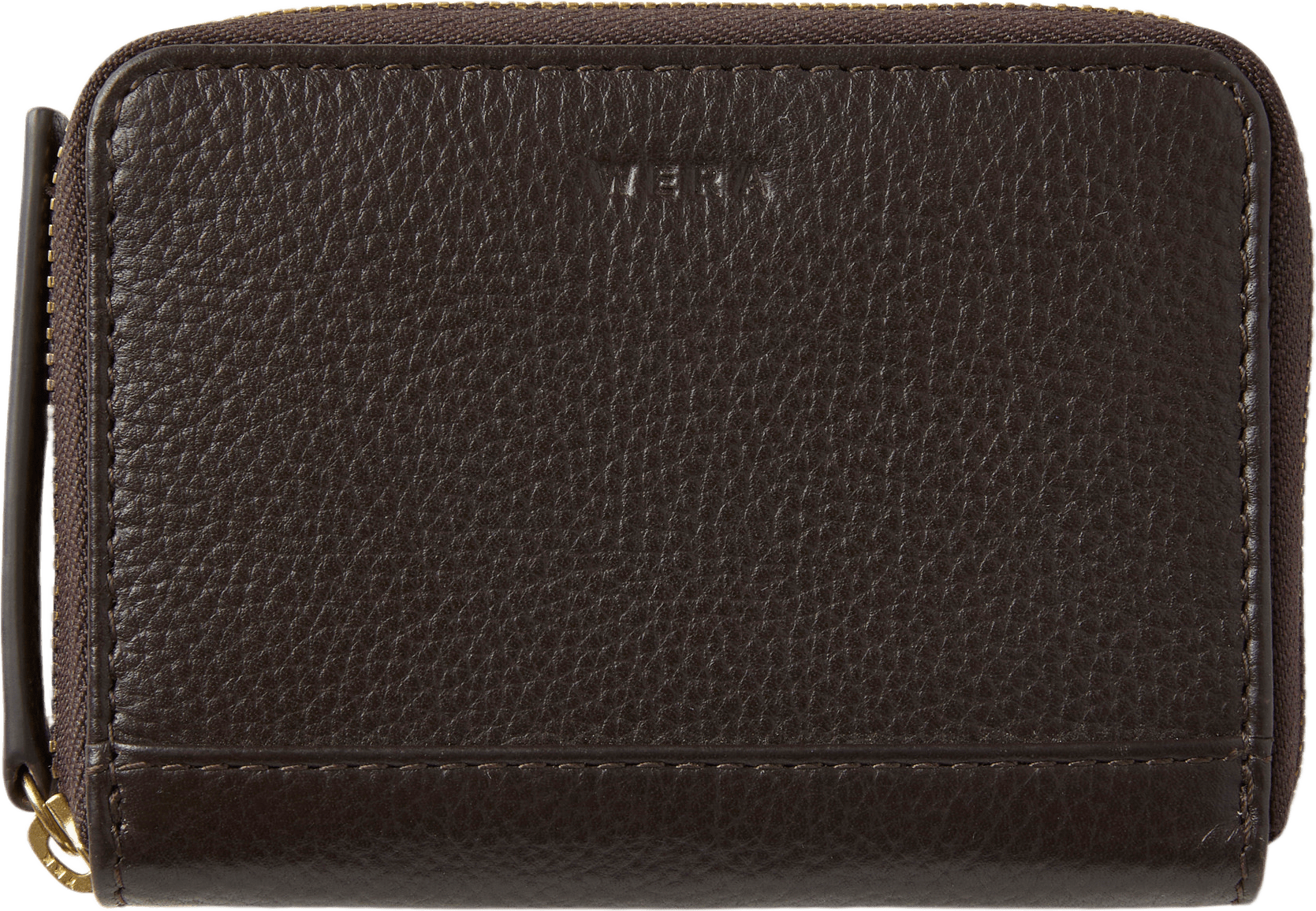 Plånbok i skinn MINI, från Wera, i färgen Dark Brown 2.