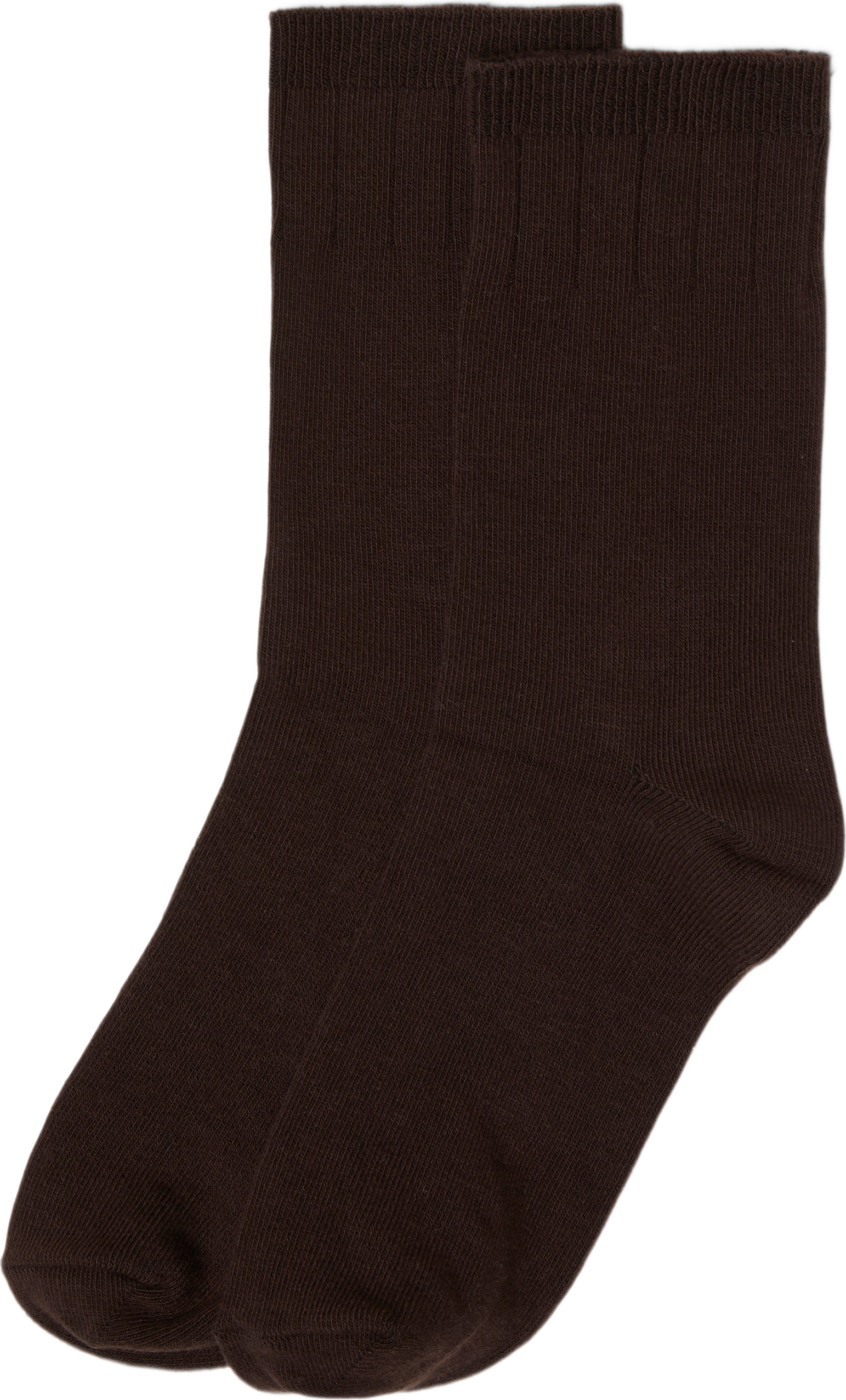 Ribbade strumpor, från Å WOMAN, i färgen Dark Brown.