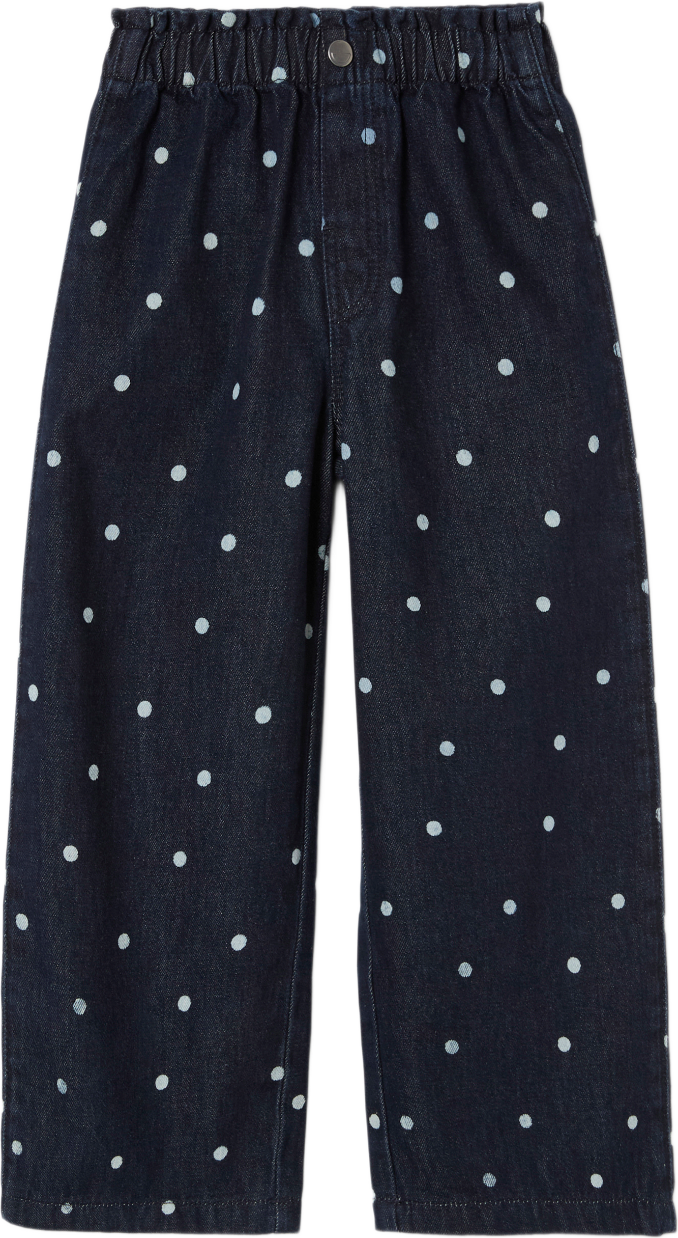 Vida pull-on denimbyxor JENNIE, från RIKIKI, i färgen Dot.