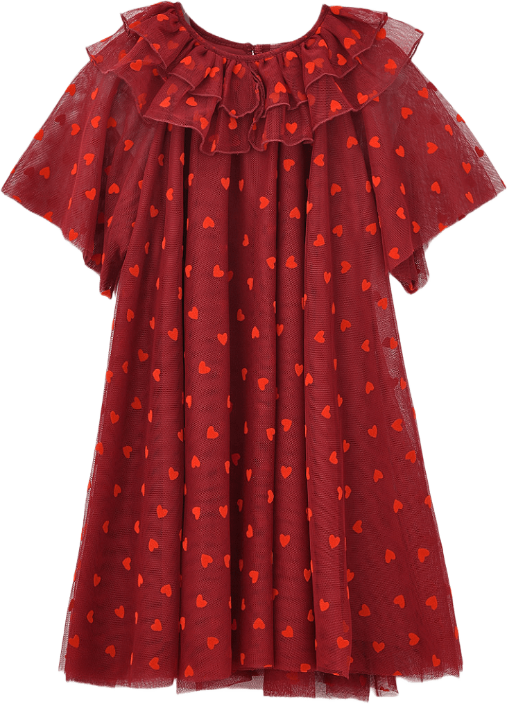 Tyllklänning BELLE, från RIKIKI, i färgen Red.