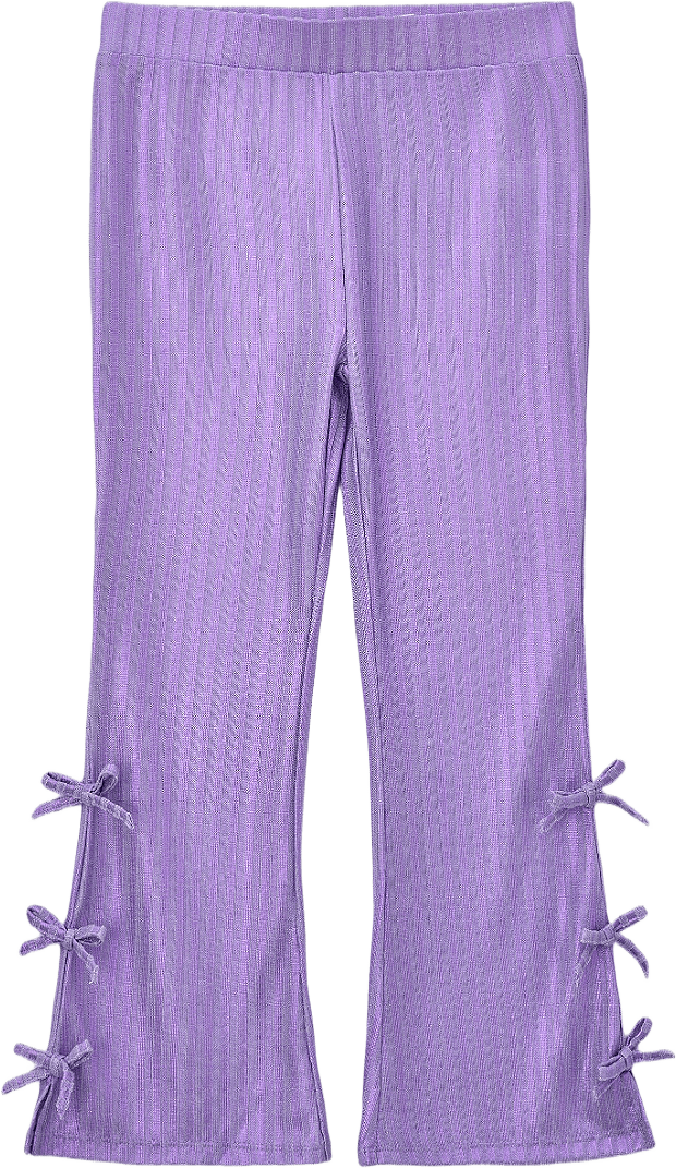 Glansiga flare leggings CELINE, från RIKIKI, i färgen Lilac.