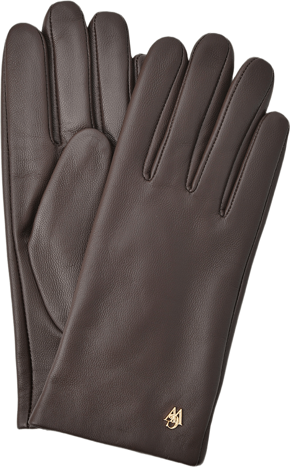 Handskar i fårskinn SANYA, från Carin Wester, i färgen Dark Brown.