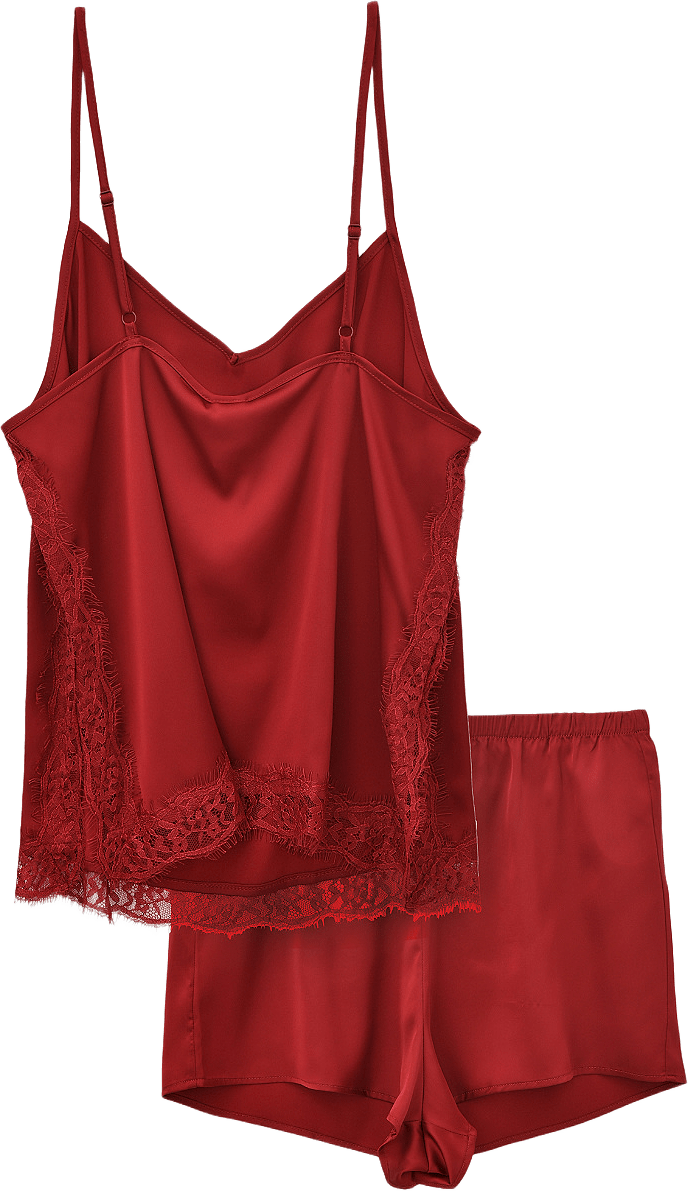 Pyjamas VIVIENNE, från Å WOMAN, i färgen Red.