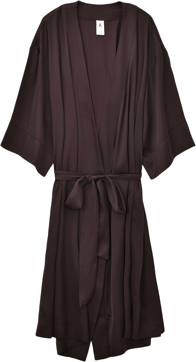 Kimono VIVIENNE, från Å WOMAN, i färgen Dark Brown.