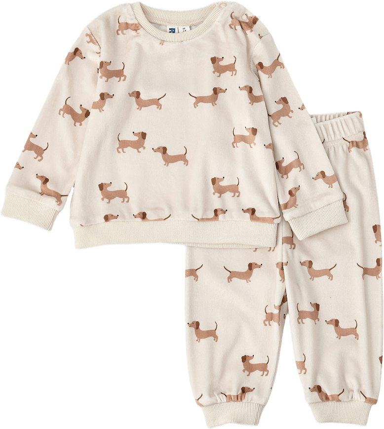 Velourset FRANK, från RIKIKI, i färgen Dog.