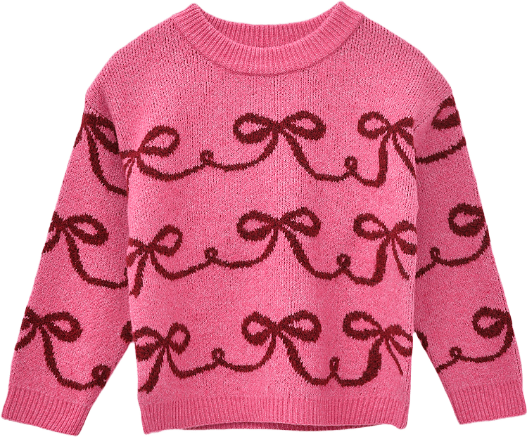 Tröja med rosetter MIRA, från RIKIKI, i färgen Pink.
