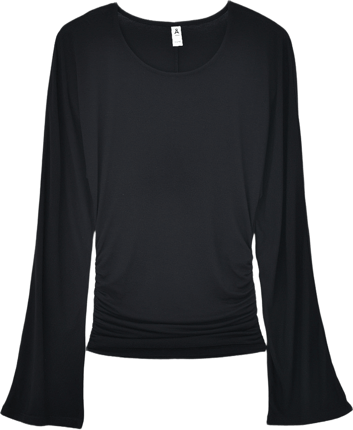 Bat wing jerseytopp EMILY, från Å Young, i färgen Black.