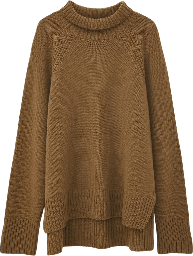 Ulljumper OCTOBER, från Wera, i färgen Bronze Dark.