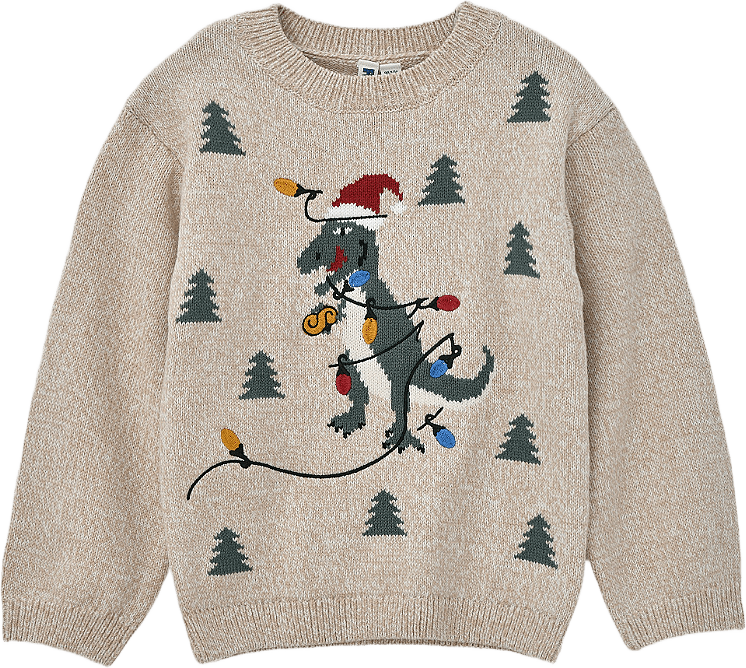Jultröja KARL, från RIKIKI, i färgen Dino.