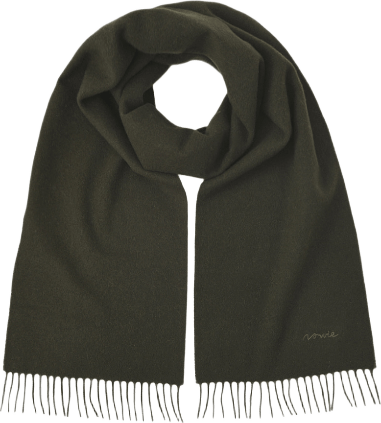 Halsduk i ull SEBASTIAN, från NORVIE, i färgen Dark Green.