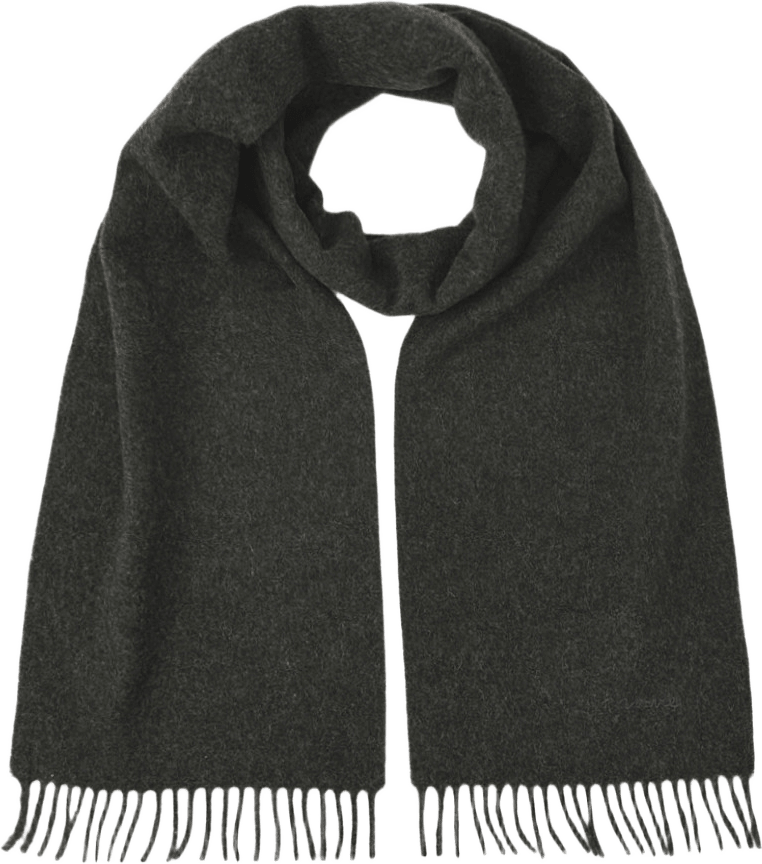 Halsduk i ull SEBASTIAN, från NORVIE, i färgen Dark Grey Mel.