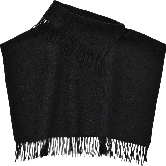 Poncho i ull SELMA, från Wera, i färgen Black.