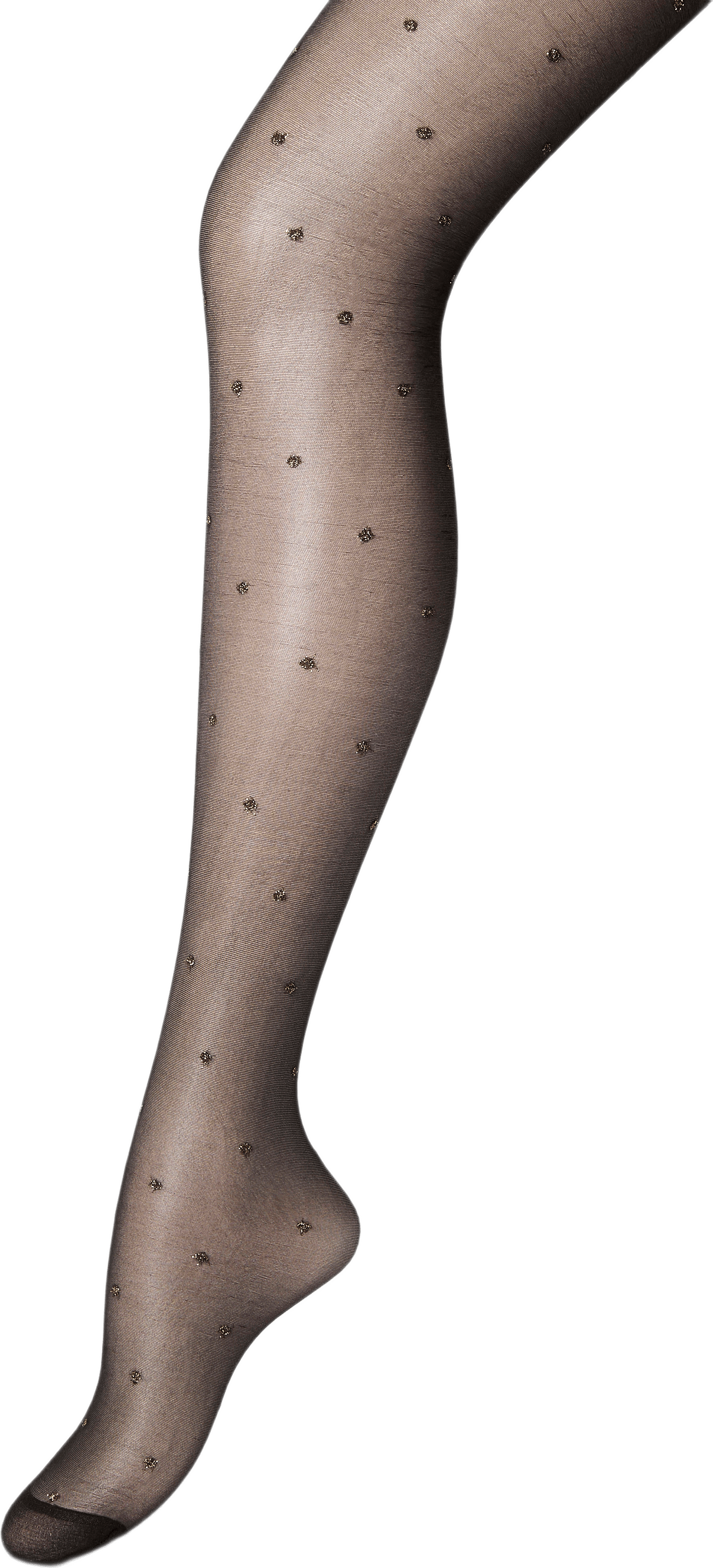 Strumpbyxor med glittriga prickar 20 den, från Å WOMAN, i färgen Black.