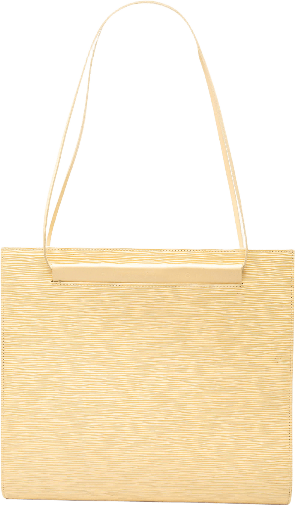 Louis Vuitton Epi Saint Tropez, från Luxclusif, i färgen beige.