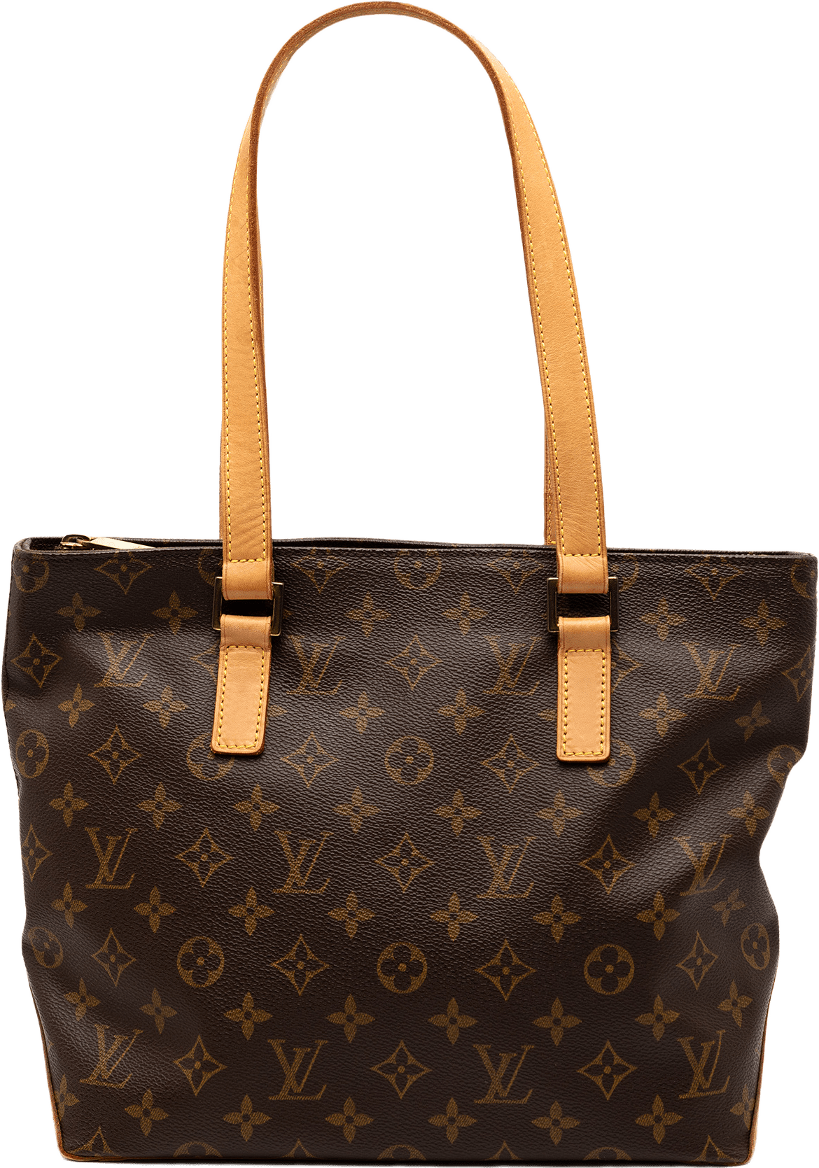 Louis Vuitton Monogram Cabas Piano, från Luxclusif, i färgen brown.