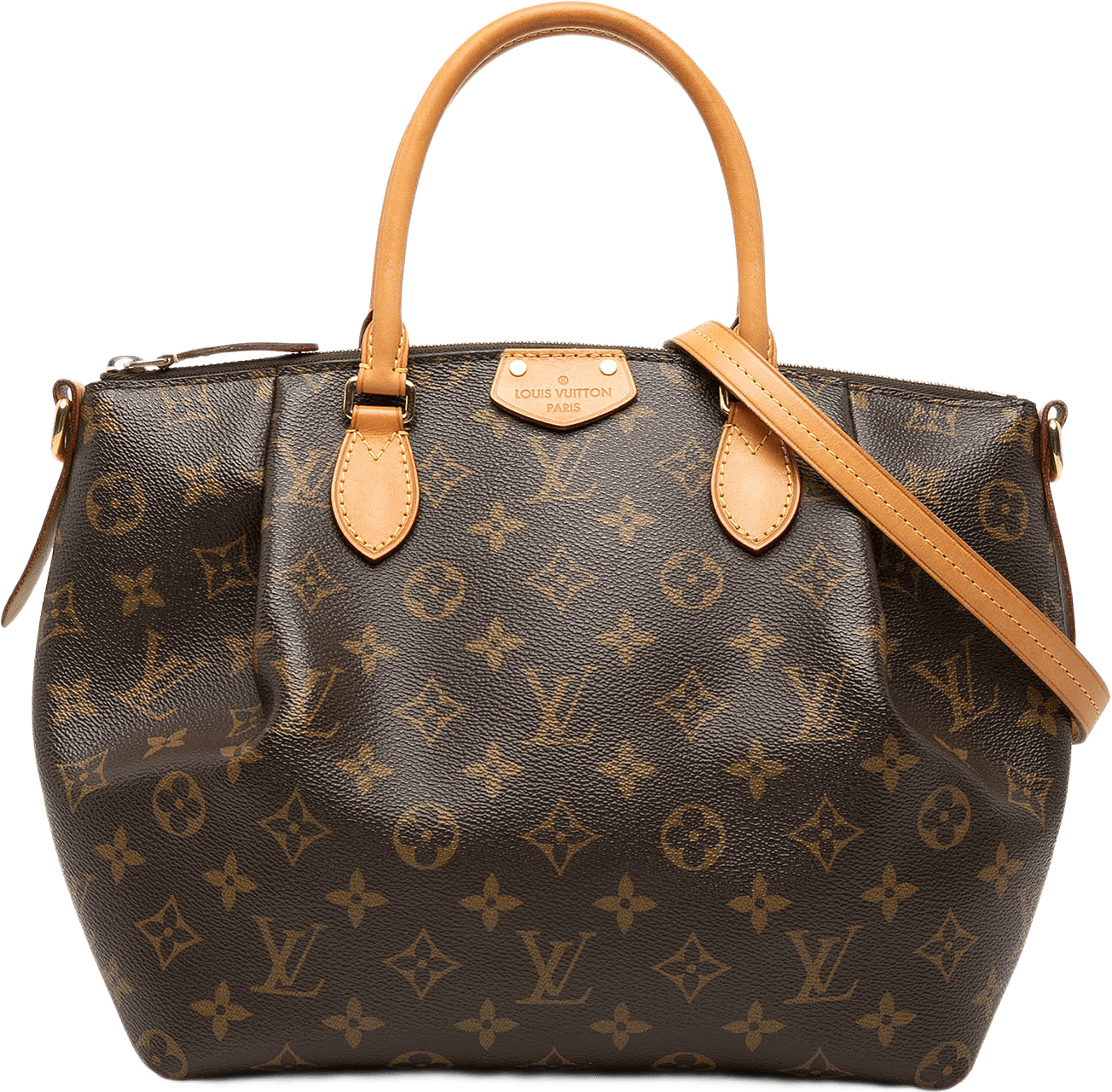 Louis Vuitton Monogram Turenne Pm, från Luxclusif, i färgen brun.