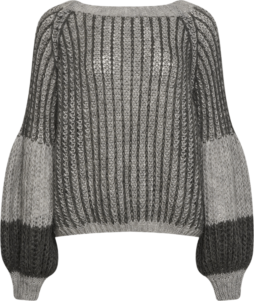 Liana Knit Sweater - Grey Melange Mix