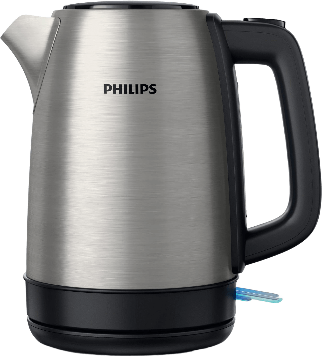 Vattenkokare Hd9350/90 1,7l Daily, från Philips, i färgen rostfri/svart.