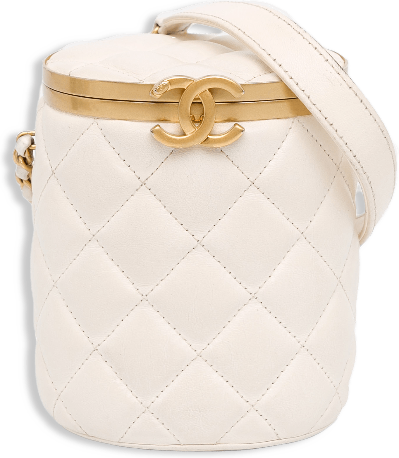 Chanel Small Quilted Lambskin Crown Box Bag